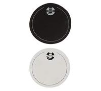 2 Pieces Bass Drum Head Pad Impact Patch Drumhead Protector for Drum Parts