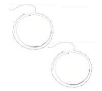 2 Pieces Belly Chain,Dainty Extensions Adjustable Gold Plated Body Waist Chains Double Layer Belt Sexy Style Beach Bikini Multilayer Layered Jewellery With Beads for Women Accessories (Silver)