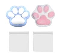 2 Pieces Big Cat Paw Toys, Squeeze Toys, Soft Fidget Toys, Squishy Stress Relief, with Two Clear Sealed Bags, Relieve Stress, Relax