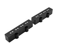2 Pieces Black 4 String Bass Pickup Open Style Vintage Alnico Pickup Set