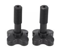 2 Pieces Black M12 PlasticFixing Screw Knob Canopies Garden Swing Plastic Fittings to attach canopy frame to swing frame，Accessories，Hanging Garden Furniture Supplies