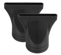 2 Pieces Black Non-General Type Salon Hair Dryer Nozzle Replacement Plastic Narrow Concentrator Hair Dryer Wide Nozzle Replacement for Diameter 4.5 cm, Hair Dryer Attachment Nozzle