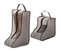2 Pieces Boot Storage Bag Case Clear Shoe Bags Portable Proof Dust Shoe Storage Bag Boots Protector Bag Long Boot Storage Bags Waterproof Zipper Boots Organizer for Travel (Long + Short)