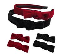 2 Pieces Bow Headbands And 2 Pairs Bow Hairpins, Stylish And Simple Headbands, Hairstyle Design Accessories, Ele Women'S Hair Accessories.