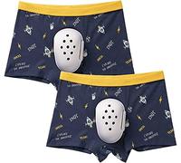 2 Pièces Boxer Respirant Post Circoncision pour Garçons, Sous-Vêtement de Protection, Pantalon de Rééducation, pour Utilisation après Intervention Pédiatrique Blue