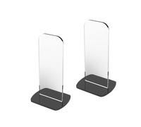 2 Pieces Boxing Glove Display Stand Autographed Holder for Gym Game Room Black, 2 Pcs