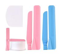2 Pieces Cake Smoother and 1 Piece Scraper, Adjustable Cream Smoother, Multi-Function Kitchen Scraper, Baking Supplies, Dough Scraper.
