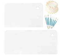 2 Pieces Cake Smoothing Tools, 8 Pieces Cake Carving Tools, Cake Scraper, Buttercream Trowel, Cake Decorating Tools, Cake Knife Leveler