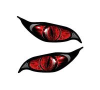 2 Pieces Car Eye Stickers, Reflective Scary Eyes Stickers Car Stripes Stickers for Car