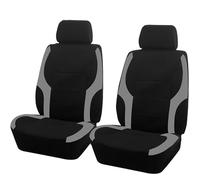 2 pieces Car Front Seat Covers For Citroen C1/C3/C3 Aircross / C3-XR / C3 Picasso/C-Elysee, Cover Breathable Wear Resistant Non Slip Car Accessories,A Grey