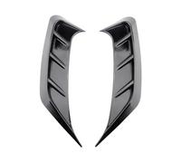 2 Pieces Car Headlight Eyebrow Universal Headlamps Eyebrow Trim Cover for Auto B Black, 21x4.5cm