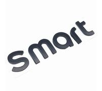 2 Pieces Car Logo Sticker for Smart 451 Brabus Smart 453, Car Badge Emblem Logo Vehicle Badge Decal Emblem Sticker,Bla-ck