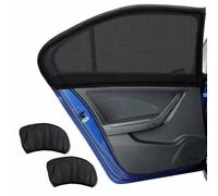 2 Pieces Car Rear Window Sun Shade for BMW 3er Touring | Typ F31 | Bj. 2015-2019 (Facelift), Breathable Mesh UV Protection Cover Protective Darkening Stretchable Sunshade Net