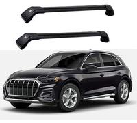 2 Pieces Car Roof Rack Roof Racks Rail Bars for Au-di Q5 2018 2019 2020 2021 Aluminum Alloy Top Roof Rails,A