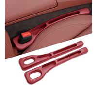 2 Pieces Car Seat Gap Filler Organiser for Audi A4 1994-2022 2023 2024 2025 B5 B6 B7 B8 B9, 2025 Upgraded Vehicle Mounted Gap Leak Proof Filling Strip Prevents Falling Items,Red