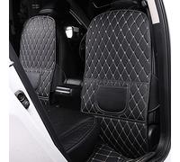 2 Pieces Car Seat Protector, Child Anti Kick Pad Anti Kick Mat, 100% Dirt-Resistant, Waterproof, Extremely Durable (Full Package (2 Pieces))
