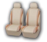 2 Pieces Car Seat Protectors For Ford Focus | Puma | Kuga | Tourneo | Bronco, Seat Cover Breathable Wear Resistant Non Slip Car Accessories,B Beige