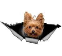 2 Pieces Car Sticker 17Cm Yorkshire Terrier Car Decal Yorkshire Sticker Pet Decal Dog Decal Car Decal Funny Decal Laptop Decal 3D Sticker