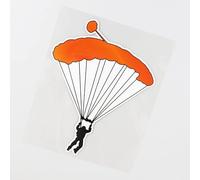 2 Pieces Car Stickers Skydiving Sports Car Stickers Body Decoration Personality Decals Scratch Cover Stickers,a