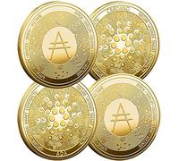 2 Pieces Cardano ADA Coin Crypto Coins Cryptocurrency Favorite Coin Iota Commemorative Coin
