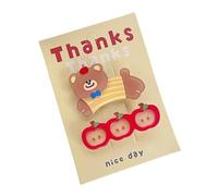 2 Pieces Cartoon Animal Hair Clip Acrylic Practical Design Hair Accessories For Girls Women Fashion Decors Stylish Bang Clip For School