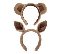 2 Pieces Cartoon Animal Headbands, Funny Headbands, Role-Playing Props, Party Costume Accessories, Soft And Cute Hair Accessories.