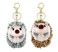 2 Pieces Cartoon Hedgehog Keychains, Creative Plush Keychains, Cute Keychains, Decorative Keychains