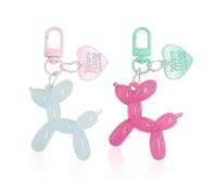 2 Pieces Cartoon Puppy Pendant, Cute Pendant, Women's Keychain, Car Keychain, Fun Keychain.