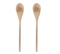 2 Pieces Carved Wooden Spoon, Multi-Function Mixing Spoon, Kitchen Tools, Household Tableware, Cooking Accessories.