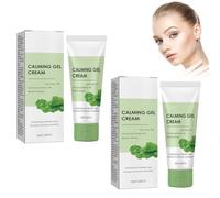 2 Pieces Centella Calming Gel Cream, Soothing Cream, Day&Night Cream, Calming Moisturiser, Day Cream With Centella Asiatica And Niacinamide For Optimum Care Throughout The Day Without Greasy Residues