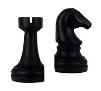 2 Pieces Chess Bookend Bookends Decor for Desktop Decoration Book Shelf Decor