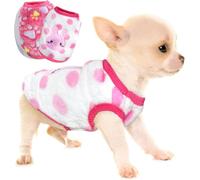 2 Pieces Chihuahua Cute Dog Clothes Puppy Winter Extra Small Pet Dachshund Warm Fleece Sweater Shirt Vest for Mini Newborn Dogs (Set-B, Small(3.3-4.4 lbs))