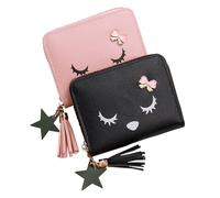 2 Pieces Children'S Wallet, Cute Cartoon Coin Wallet, Pu Leather Wallet, Girl Gift.