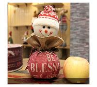 2 Pieces Christmas Gift Bag，Ping an Fruit， Packing Box Apple Bag Santa Big Backpack Gift Bag Candy Bag Christmas Gift，5.9"×11" ( Color : B )