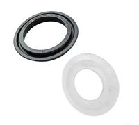 2 Pieces Cistern Replacement Parts, Flush Valve Seal for Geberit Cisterns Flat Seal Flush Valve Rubber Ring Silicone Gasket Set DIY Installation