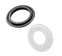 2 Pieces Cistern Replacement Parts for Geberit Cisterns Flat Seal Flush Valve Rubber Ring Silicone Gasket Set DIY Installation