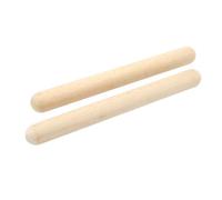 2 Pieces Classic Claves Rhythm Sticks Music Enthusiasts Of All Ages Natural Hardwood Rhythm Sticks Wood Durable And Reliable As Shown+2 Pieces
