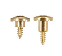2 Pieces Classic Tree String with Slotted Round Screw String Retainer Guide for Guitars, Bass, Round, Slotted, String Retainer, Guitar Parts and Accessories