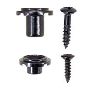 2 Pieces Classic Tree String with Slotted Round Screw String Retainer Guide for Guitars, Bass, Round, Slotted, String Retainer, Guitar Parts and Accessories