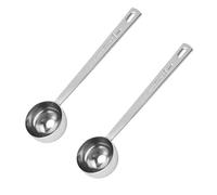 2 Pieces Coffee Scoop,15 ml Coffee Spoon Measure with Long Handle,Stainless Steel Coffee Scoop for Ground Coffee,Easy-Washing Coffee Spoon Measure,for Coffee Milk Fruit and Other Powder Measurin