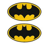 2 Pieces Compatible with Bat-M Dark Knight Tactical Comic Superhero Patch Funny Hook and Loop Embroidery Morale Military Emblem Patch for Jacket Backpacks Clothes Vest Uniforms Clothes