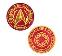 2 Pieces Compatible with Star Trek Tactical Patch Embroidered, Space Force,Space Science,Starfleet Academy Patch for Clothes Backpacks,Vests, Bags, Hats, Helmets
