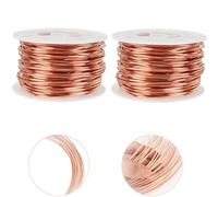 2 pieces copper wire 2 mm x 10 m, copper enamelled wire, copper wire, copper wire, copper wire, copper wire, copper enamelled wire, insulated magnetic wire for making an electromagnet motor model