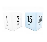 2 Pieces Cube Timers, Kitchen Timer Child Timer Exercise Timer, Workout Timer and Game Timer, Gravity Sensor Flip Timer for Time Management (1 3 5 10 Minutes and 15 20 30 60 Minutes)