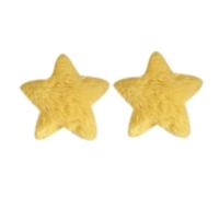 2 Pieces Cute Sweet Girls Furry Star Hair Clip for Girls Kids Hair Clip