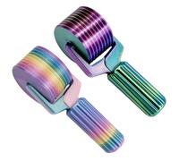 2 Pieces Diamond Art Rollers, Rainbow Gradient Diamond Art Roller Tool Diamonds Painting Accessories, DIY Practical Tools 3D Printing Handheld Rollers Fits Full-Drill and Partial-Drill Canvases