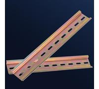 2 Pieces DIN Rail Slotted Aluminum 10cm-50cm Long 35mm Wide 7.5mm High(50CM)