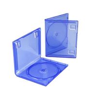 2 Pieces Disc Storage Case,for PS4/PS5,Video Game DVD Holder Organizer,Replacement Protective Shell Case for Gaming CD Disk (Double)