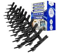 2 Pieces Dish Holder with Rubber Spikes 175x80x30 mm for the Dishwasher Upper Basket with Original Code 138018410/9 1380184109 138018400/0 1380184000 for AEG for Electrolux - MONTERAL