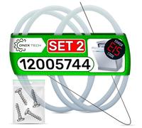 2 Pieces Dishwasher Pump Sump Gasket Ø 182 mm Repair Kit to Eliminate Error E15 with The Original Code 12005317 12026667 12005744 for Bosch for Siemens for Neff - ONIX TECH